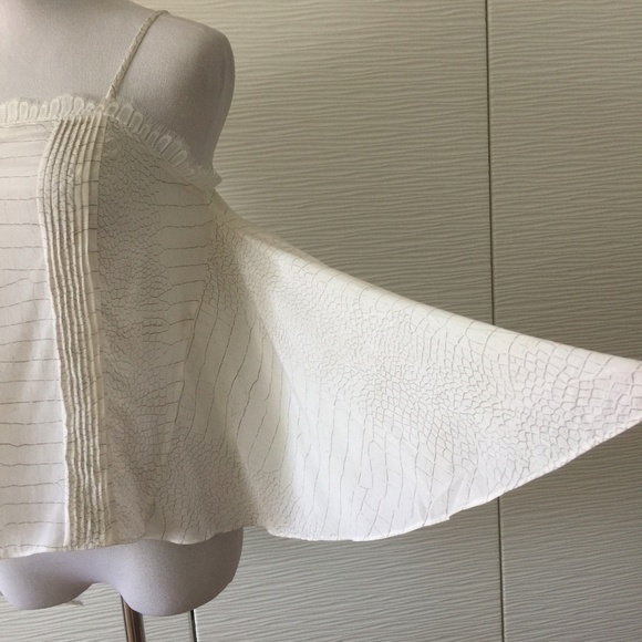 Bebe Elegant Lace and Chiffon Flowy Cami - Picture 5 of 8